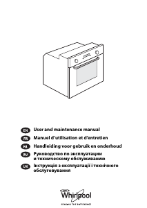 Manual Whirlpool AKZ 558/IX Oven