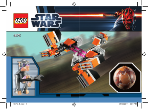 Bruksanvisning Lego set 9675 Star Wars Sebulbas podracer och Tatooine