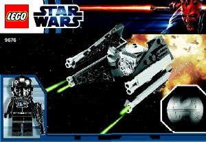 Bruksanvisning Lego set 9676 Star Wars TIE interceptor och Death Star