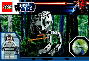 Bedienungsanleitung Lego set 9679 Star Wars AT-ST und Endor