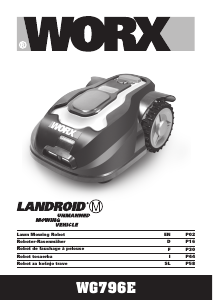 Manual Worx WG796E Landroid Lawn Mower