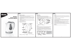 Manual Vakoss EK-N417 Kettle