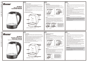 Manual Vakoss EK-W602 Kettle