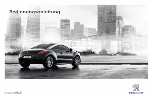 Bedienungsanleitung Peugeot RCZ (2011)