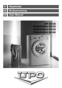 Bruksanvisning UPO WF 5012D Tvättmaskin
