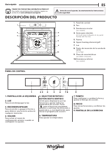 Manual de uso Whirlpool AKZ9 797 IX Horno