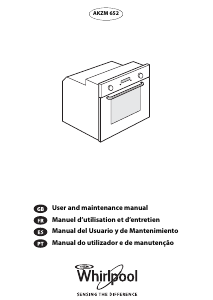 Manual Whirlpool AKZM 652/IX Oven