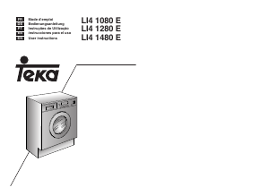 Manual Teka LI4 1080 E Máquina de lavar roupa