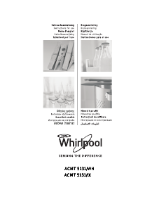 Rokasgrāmata Whirlpool ACMT 5131/WH Kombinētā plīts