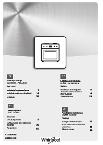 Rokasgrāmata Whirlpool WS5G8CHW/E Kombinētā plīts