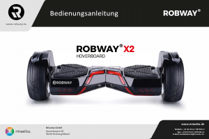 Bedienungsanleitung Robway X2 Hoverboard