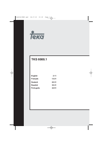 Manual de uso Teka TKS 6000.1 Lavadora