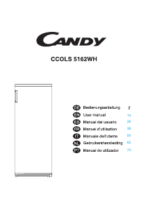 Bedienungsanleitung Candy CCOLS 5162WH Kühlschrank