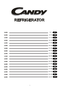 Manual de uso Candy CCTLS 542WH Refrigerador