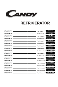 Mode d’emploi Candy CHOL 6174W/N Réfrigérateur combiné