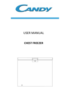 Manual Candy CHAE 1024W Freezer