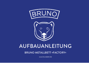 Bedienungsanleitung Bruno Factory Bettgestell