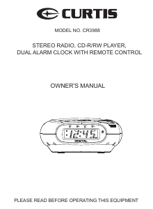 Handleiding Curtis CR3988 Wekkerradio