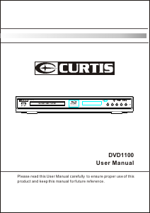 Manual Curtis DVD1100 Blu-ray Player