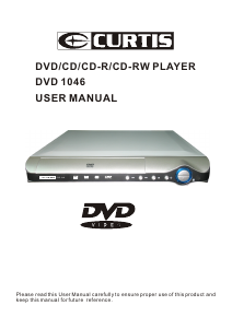 Manual Curtis DVD1046 DVD Player