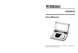 Manual Curtis DVD8078 DVD Player