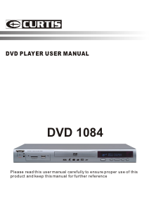 Manual Curtis DVD1084 DVD Player