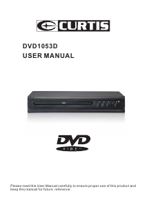 Manual Curtis DVD1053D DVD Player