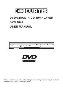 Manual Curtis DVD1047B DVD Player