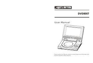 Handleiding Curtis DVD8007 DVD speler