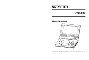 Manual Curtis DVD8006 DVD Player