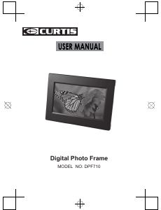 Manual Curtis DPF710 Digital Photo Frame