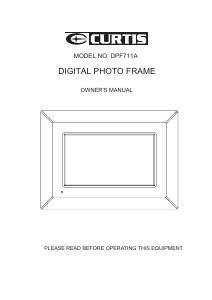 Manual Curtis DPF711A Digital Photo Frame