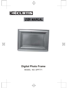 Manual Curtis DPF771 Digital Photo Frame