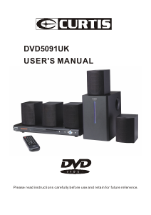 Manual Curtis DVD5091UK Home Theater System