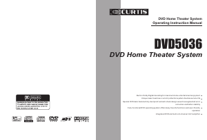 Manual Curtis DVD5036 Home Theater System