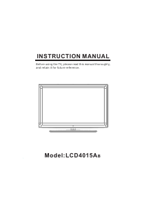 Manual Curtis LCD4015AB LCD Television