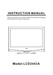 Handleiding Curtis LCD2443A LCD televisie