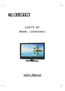 Manual Curtis LCDVD326A-2 LCD Television