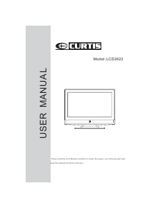 Manual Curtis LCD2622 LCD Television