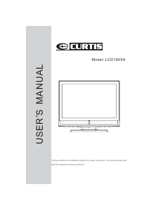 Handleiding Curtis LCD1905A LCD televisie