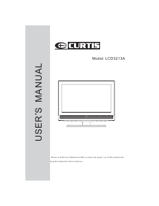Handleiding Curtis LCD3213A LCD televisie