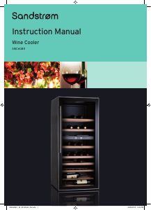 Manual Sandstrøm SWC60B11 Wine Cabinet