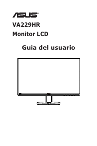 Manual de uso Asus VA229HR Monitor de LCD