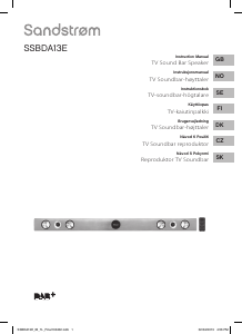 Brugsanvisning Sandstrøm SSBDA13E Højttaler