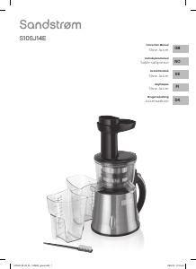 Manual Sandstr m S10SJ14E Juicer