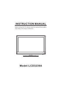 Manual Curtis LCD3239A LCD Television