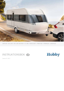 Bruksanvisning Hobby De Luxe 400 SFe (2017) Husvagn