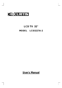Manual Curtis LCD3227A-2 LCD Television