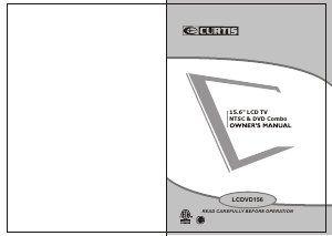 Manual Curtis LCDVD156 LCD Television
