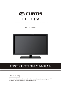 Manual Curtis LCD3273A LCD Television